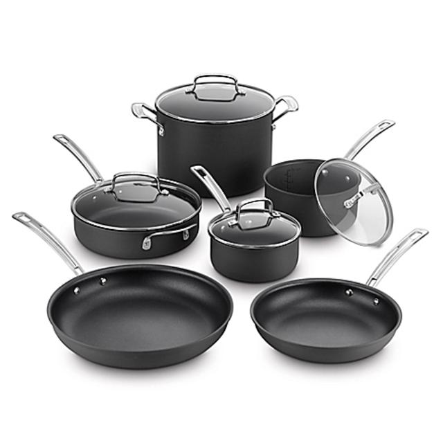 Cuisinart® Kitchen Pro™ Nonstick Hard Anodized 10-Piece Cookware Set