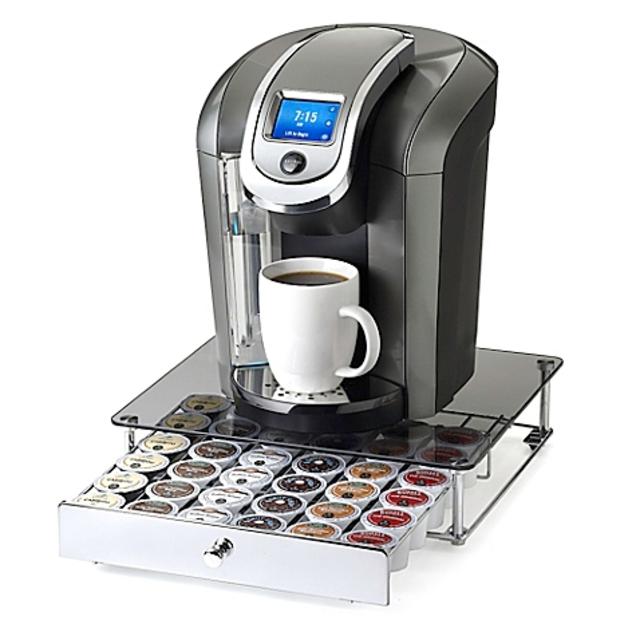 Nifty™ Keurig® K-cup® 36-Capacity Glass-Top Rolling Drawer