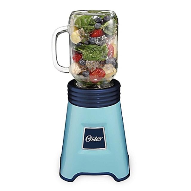 Oster® Fresh+Blend N Go™ Mason Jar Blender in Blue