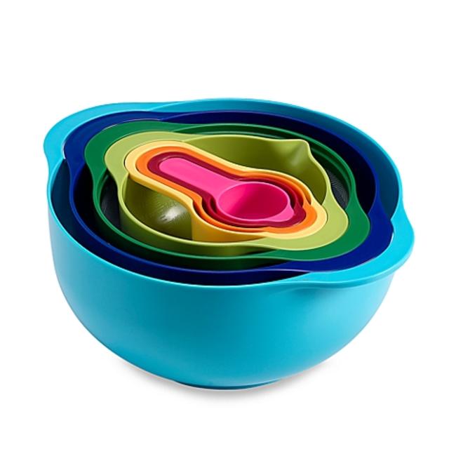 Joseph Joseph® 8-Piece Multicolor Nesting Mixing Bowl and Measuring Set