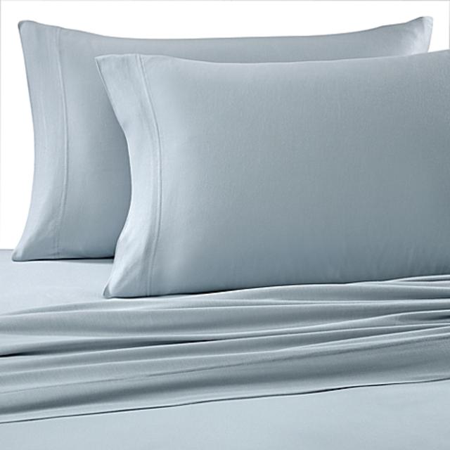 Pure Beech® 100% Modal Jersey Knit Queen Sheet Set in Light Blue