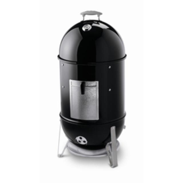 Weber Smokey Mountain Cooker Smoker 41-in H x 19-in W 481-sq in Black Porcelain-Enameled Charcoal Vertical Smoker