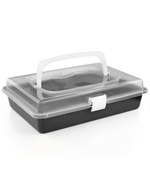 Martha Stewart Collection Professional Series Nonstick 9" x 13" Covered Cake Carrier