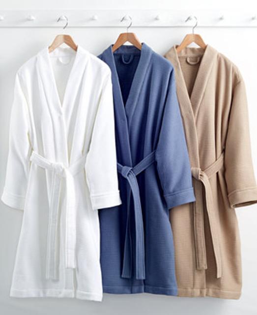 Hotel Collection Waffle Bath Robe