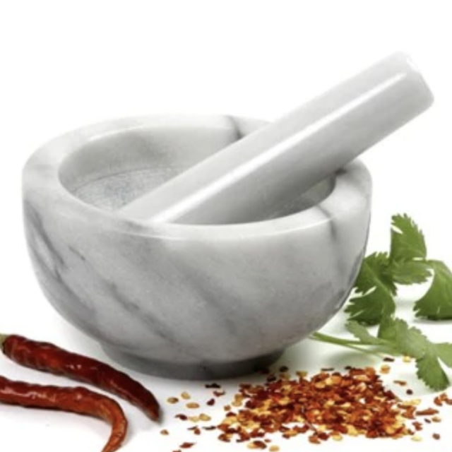 Norpro Marble Mortar & Pestle, 7 oz.