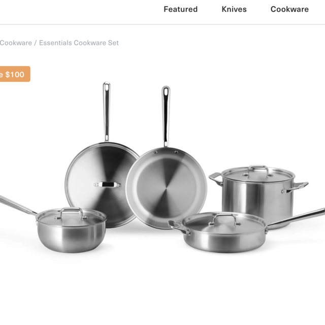 Essentials Cookware Set