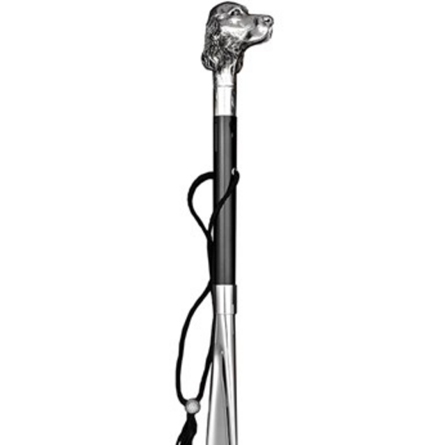 Italian Silverplated Shoehorn, Cocker Spaniel