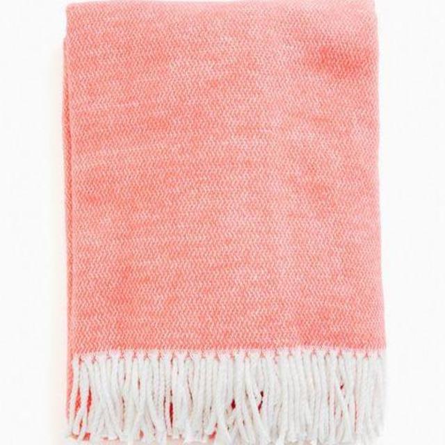Coral Pezzo Throw [with monogram]