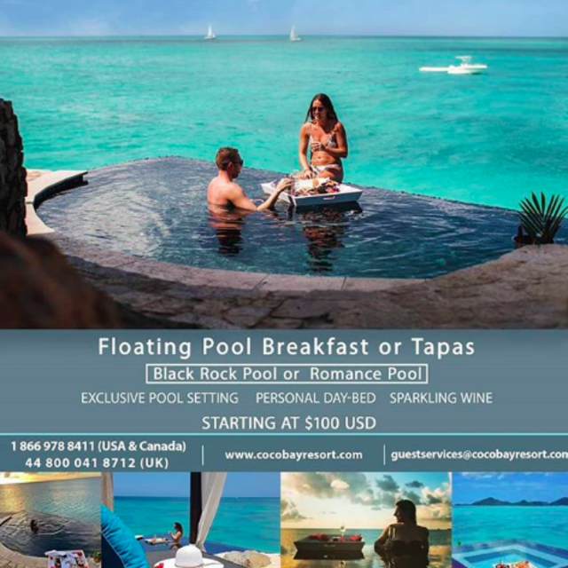 Honeymoon | Floating Pool Breakfast