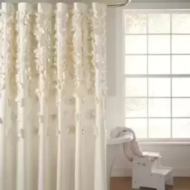 Rieke Single Shower Curtain - IVORY