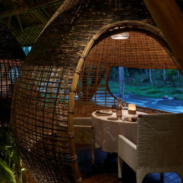 Dinner at Kubu at Mandapa - Bali
