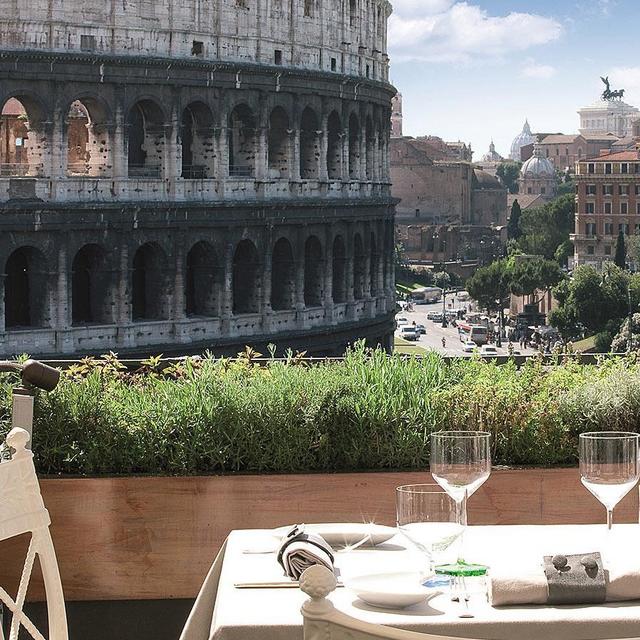 Dinner in Rome, Italy