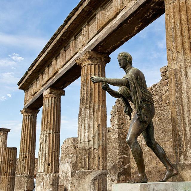 Dinner in Pompeii, Italy