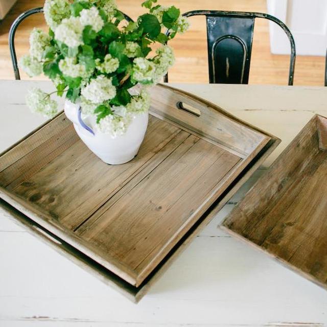 Reclaimed Wood Trays