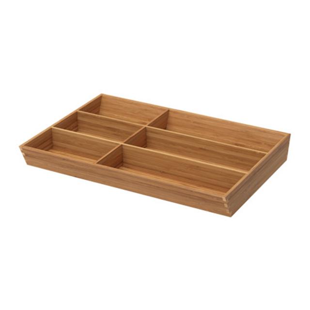 VARIERA Flatware tray, bamboo