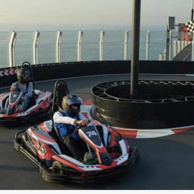 Cart Racing on the Boat!
