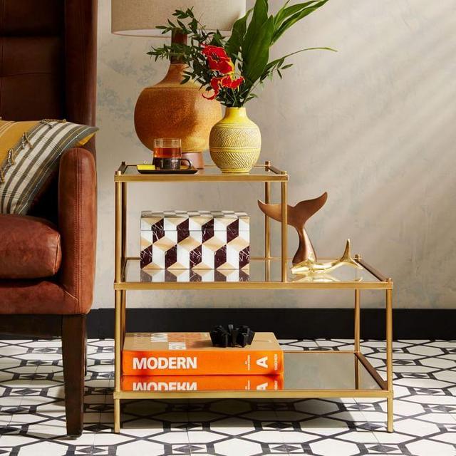 Brass Side Table