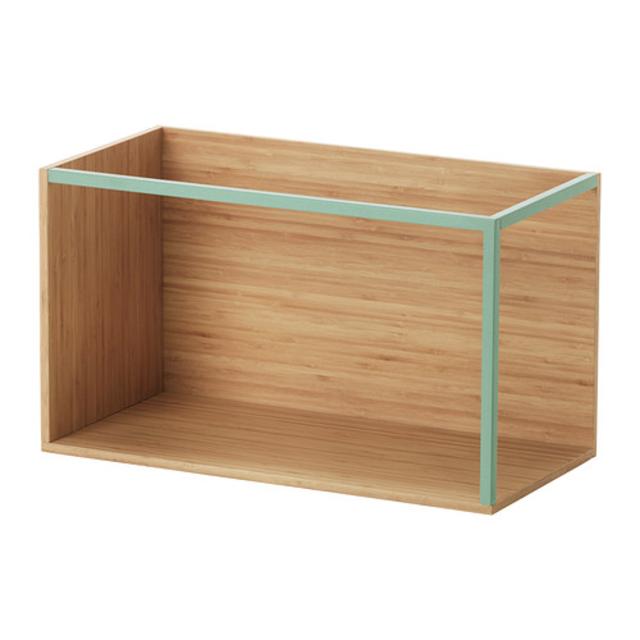 IKEA PS 2014 Storage module, bamboo, light green