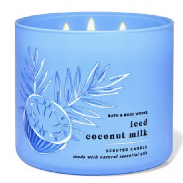 Iced Coconut Milk3-Wick Candle