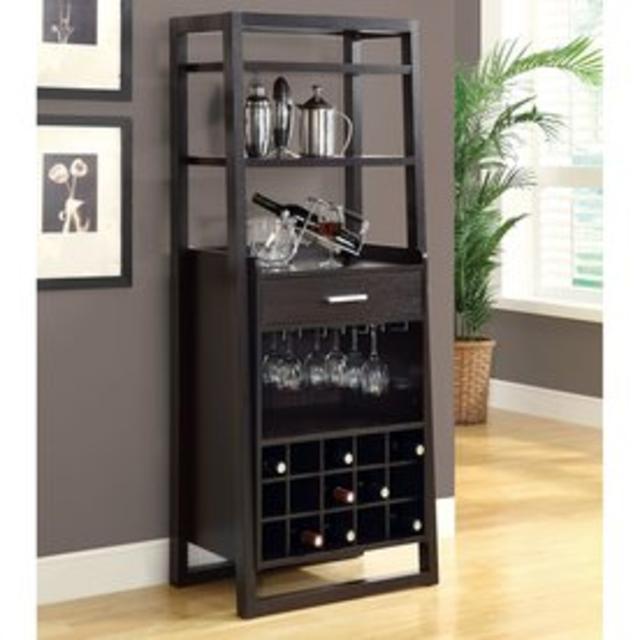 Monarch Specialties 24-in x 60-in Rectangle Cabinet Bar