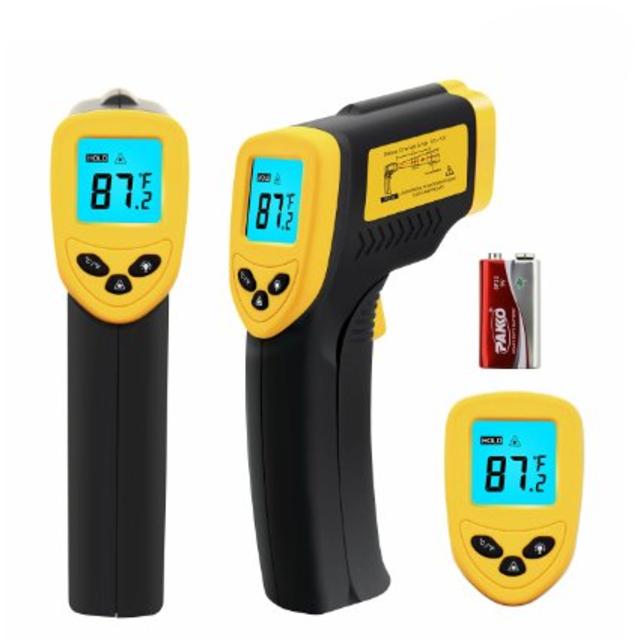 Etekcity Lasergrip 774 Non-contact Digital Laser IR Infrared Thermometer Temperature Gun, Yellow/Black