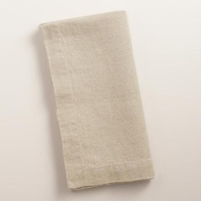 100% Linen Napkins, Set of 4