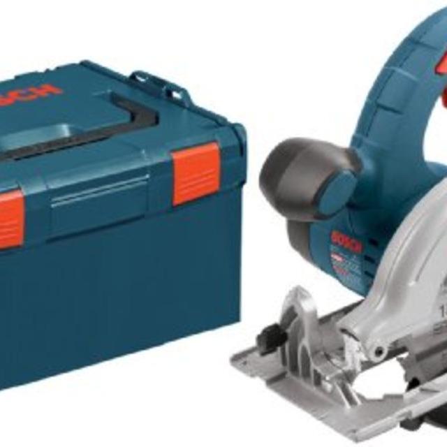 Bosch Bare-Tool CCS180BL 18-Volt Lithium-Ion 6-1/2-Inch Circular Saw  with L-BOXX-2 and Exact-Fit Tool Insert Tray