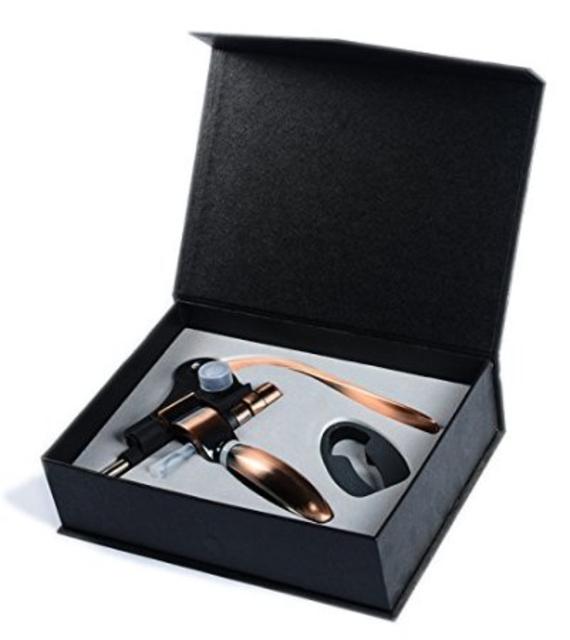 Rabbit Style Lever Corkscrew Wine Bottle Opener and Bonus Foil Cutter Accessory Gift Set