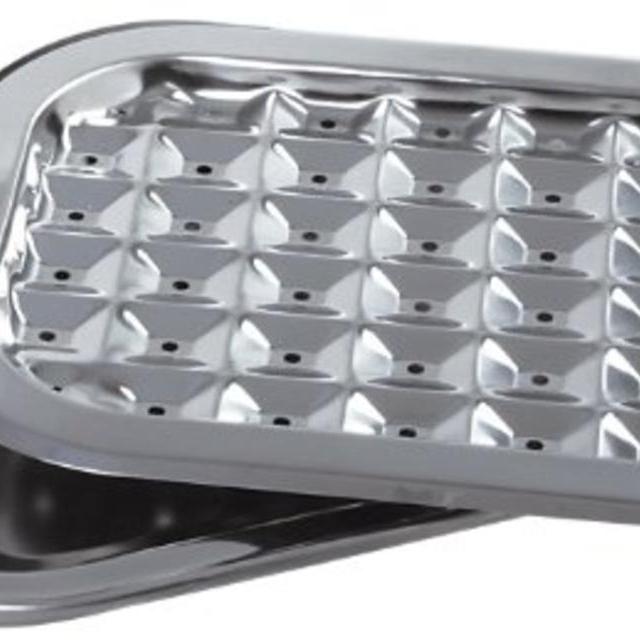 Norpro 8.7" x 11.6" x 1.7" Stainless Steel Broil and Roast Set