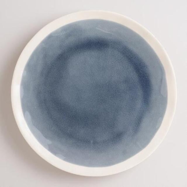 Gray Henley Dinner Plates, Set of 4