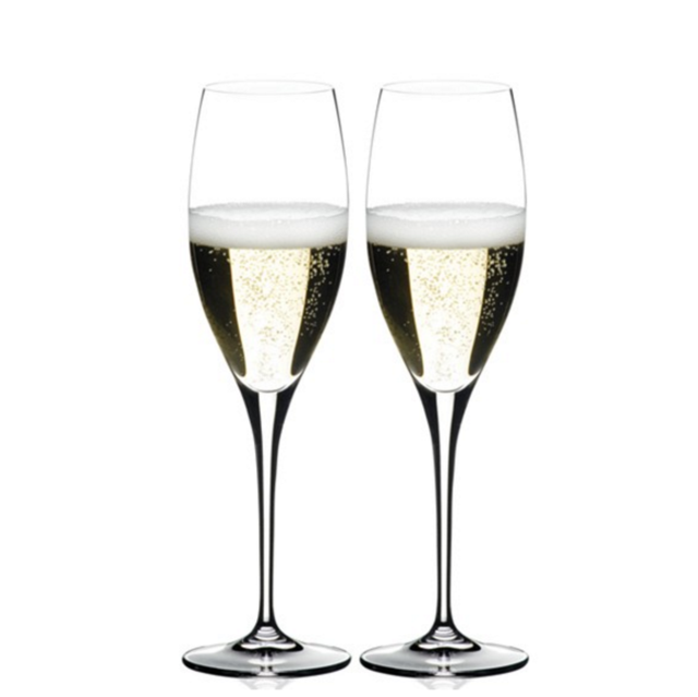 Riedel Set of 2 Heart to Heart Champagne Flutes