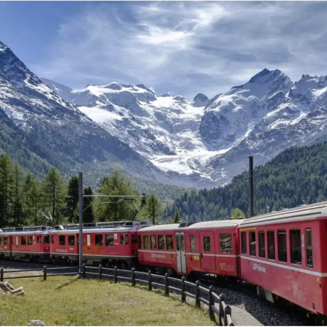 Italy to Switzerland Train Ride