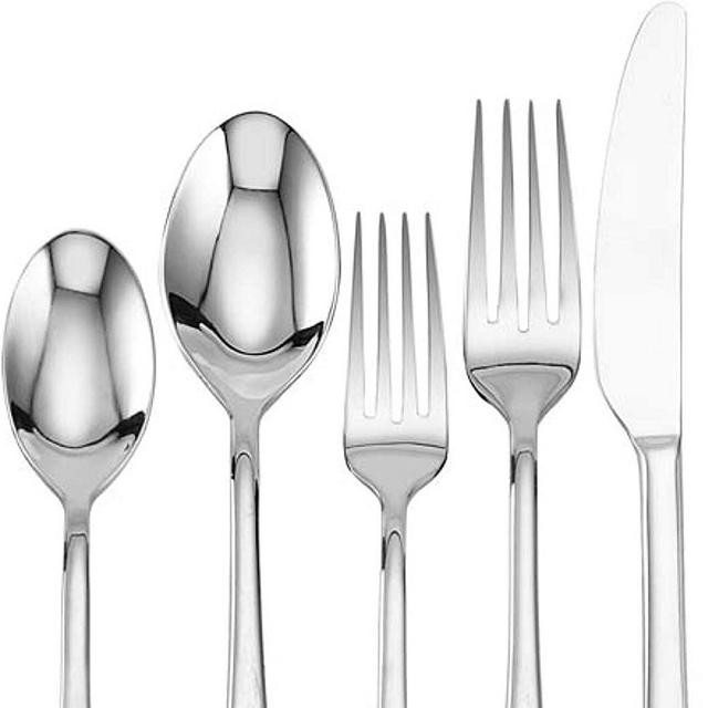 Mikasa Rockford 20-Piece 18/10 Stainless Steel Flatware Set, Service for 4, Silver