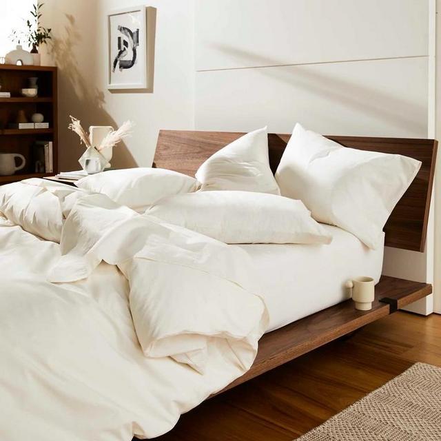 Brooklinen Luxe Hardcore Sheet Bundle - Cream, Full Size