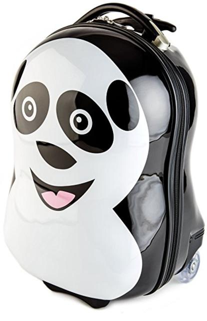 BRUBAKER Panda Suitcase Luggage 19 X 11 X 10