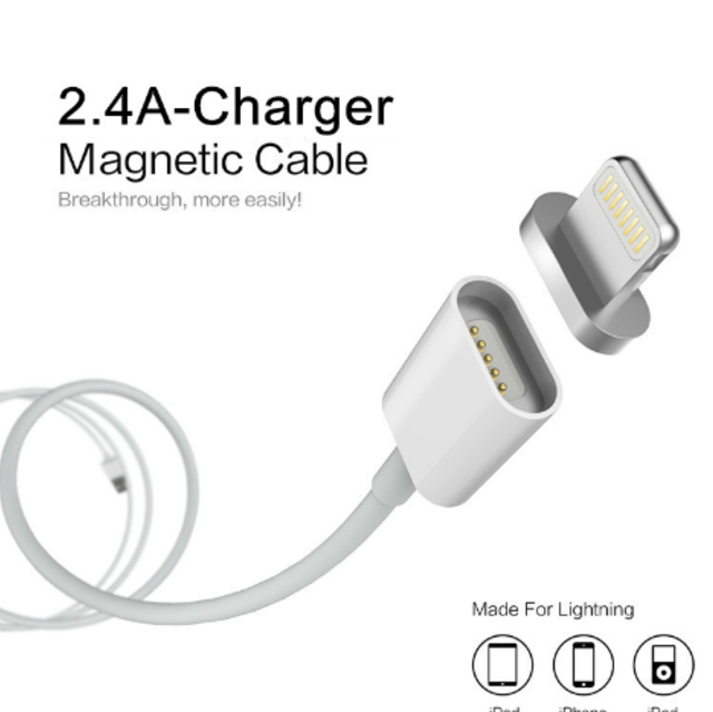 #Hasanoxel-Charging Magnetic Cable-Fast Charging For Android And Apple iPhone 5 5s 6 6s 7 Plus Mobile Phone Magnet