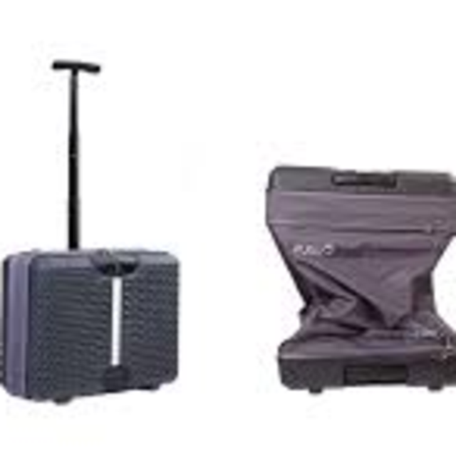 "FUGU TRAVEL" LUGGAGE expands from the size of a carry-on suitcase to a full size check-in. Saves money, time and allow you to customize your travel experience to what is best for you.