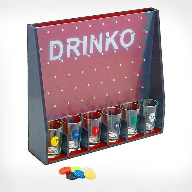 DRINKO Is a Plinko-Like Drinking Game With Shot Glasses