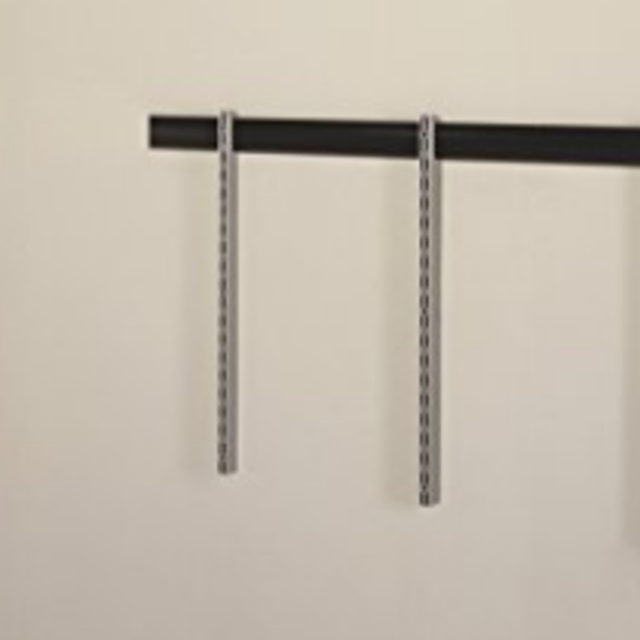 Rubbermaid Fast Track Garage Storage System Upright Rail, 25", 1784365