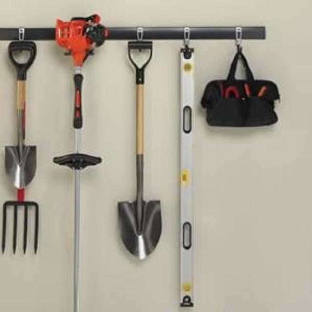 2 Rubbermaid 5G72 FastTrack 25 Inch Upright with Extension