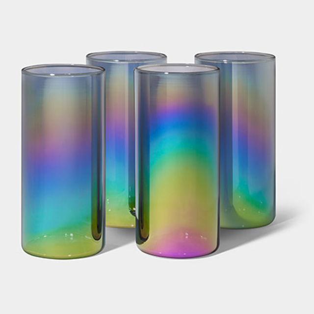 4 Shimmerware High Glasses