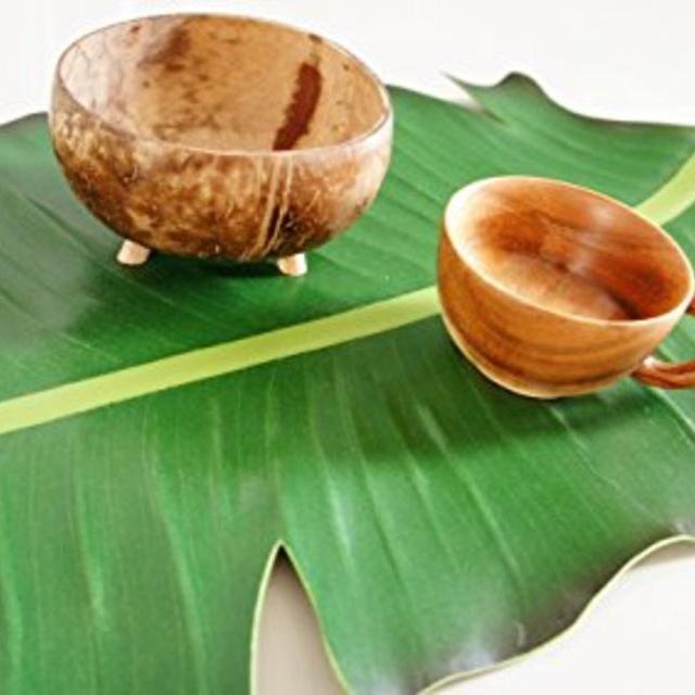 Exotic Elegance Banana Leaf Print Decorative Dining Runner.