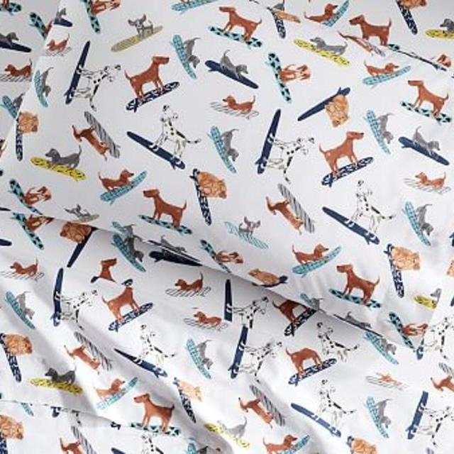 FULL Organic Surf Dogs Sheet Set