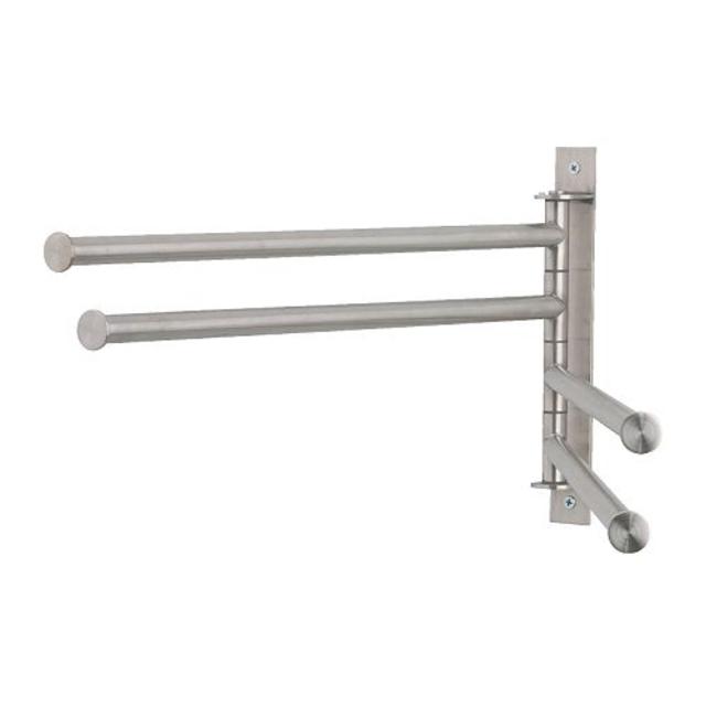 GRUNDTAL				Towel holder with 4 bars, stainless steel