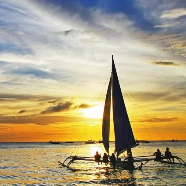 Sunset Sail in Boracay Island