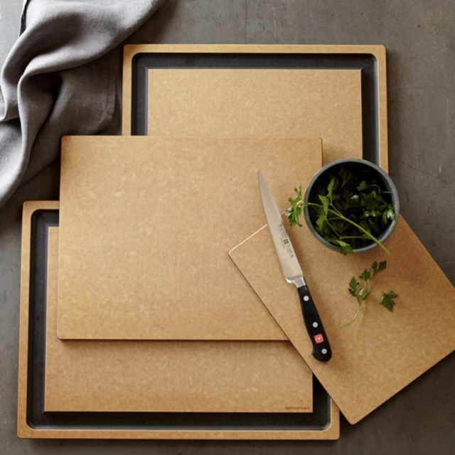 Epicurean Cutting Board with Well, Natural