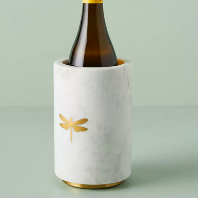 Dragonfly Marble Wine Bottle Holder