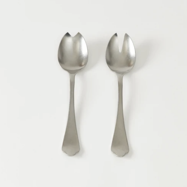 Dolcevita Vintage Pewter Salad Set