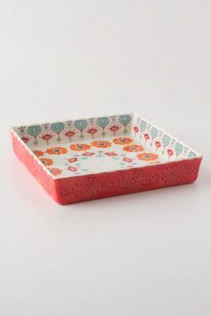 Poppy Ring Brownie Dish