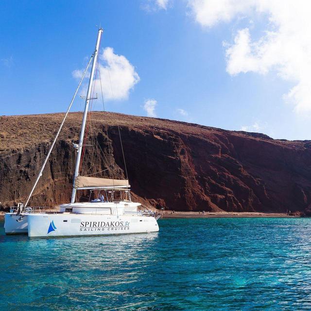 Honeymoon: Santorini Catamaran Cruise